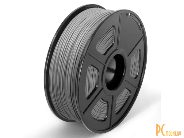 PLA Пластик для 3D печати (филамент) в катушках, 3D Printing Filament PLA Gray (Серый), 1,75mm, 1kg