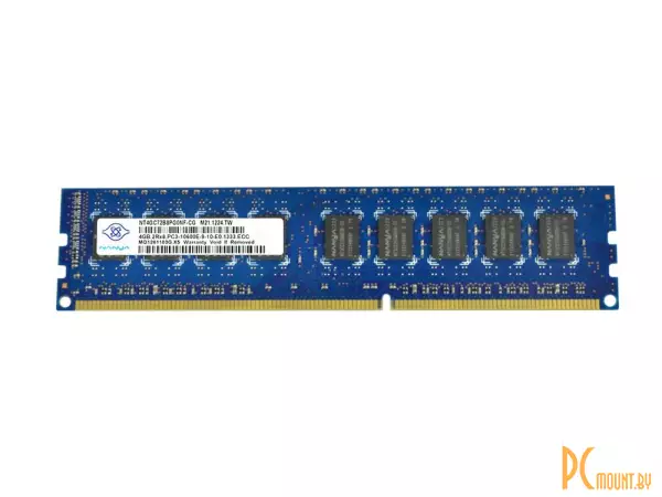 (б/у) DDR3, 4GB, PC10600R (1333MHz), Nanya ECC REG