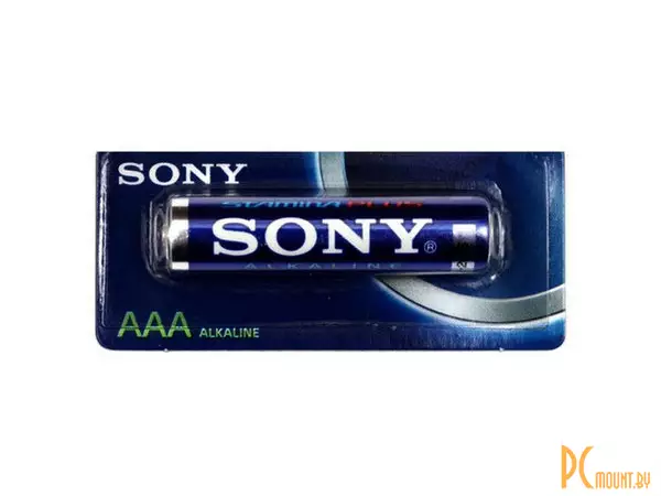 Элемент питания алкалайновый Sony Stamina Plus \'AAA\' LR03 AM4-S12D, отрывной блистер, цена за упаковку 12 шт.