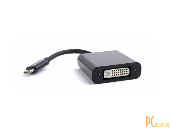 Переходник USB Type-C to DVI Gembird USB A-CM-DVIF-01