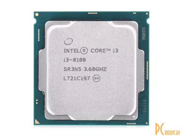 Процессор Intel Core i3-8100 BOX Soc-1151-v2