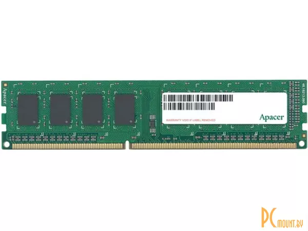 Память оперативная DDR3, 4GB, PC12800(1600MHz), Apacer AU04GFA60CATBGC