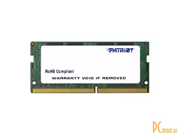 Память для ноутбука SODDR4, 8GB, PC19200 (2400MHz), Patriot PSD48G240081S
