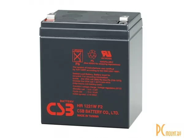 Источник бесперебойного питания UPS Аккумуляторная батарея CSB HR 1221W F2 12V/5Ah