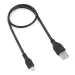 Кабель USB 2.0 USB->MicroUSB Gembird CCP-mUSB2-AMBM-0.5M